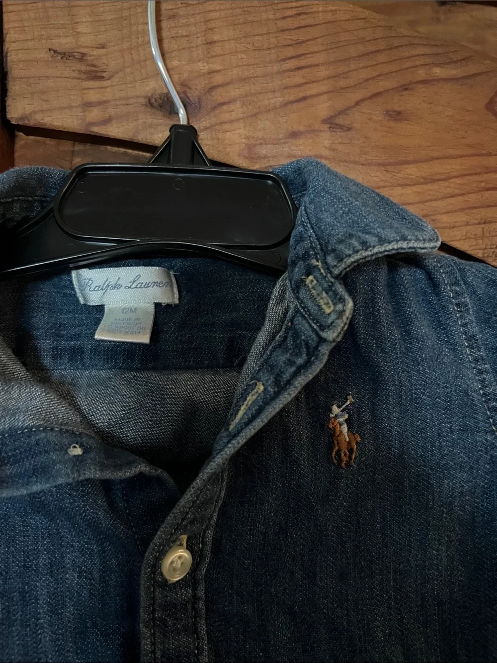 Ralph Lauren Jean Dress 12 months